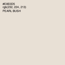 #E8E0D5 - Pearl Bush Color Image